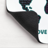 Beatles-alle Welt, die Sie benötigen, ist Liebe Mousepad (Ecke)