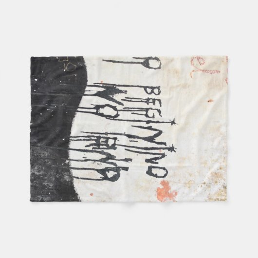 Beatles ashram fleecedecke (Vorderseite (Horizontal))