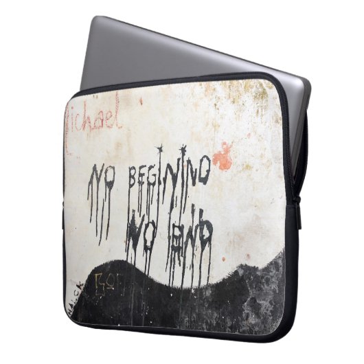 Beatles Ashram Laptopschutzhülle (Vorderseite Links)