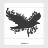 Beatles: Blackbird Aufkleber (Blatt)