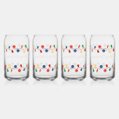 Beatles Garland mit Retro Weihnachtsschmuck Dosenglas (Hinten)