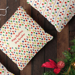 Beatles Garland mit Retro Weihnachtsschmuck Kissen