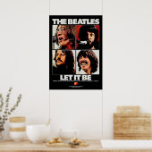Beatles, Klassik Rock, Vintage Band, britische Mus Poster (Küche)