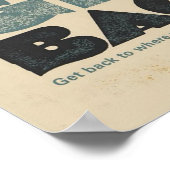 Beatles, Klassik Rock, Vintage Band, britische Mus Poster (Ecke)