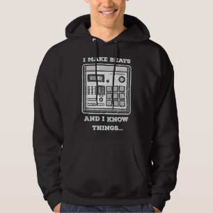 Beatmaker Ich mache Beats Drum Machine Meme für Mu Hoodie