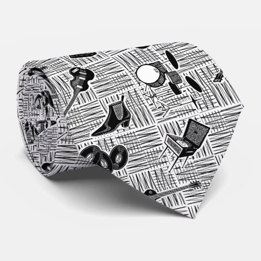 Beatmaker Krawatte (Gerollt)