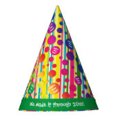 [Beatnik-Blasen] Retro-Polka-Dot grün gestrichen Partyhütchen (Vorderseite)