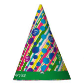 [Beatnik-Blasen] Retro-Polka-Dot grün gestrichen Partyhütchen (Rechts)