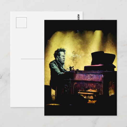 Beatnik/Folk Sängertribut Postkarte (Vorne/Hinten)