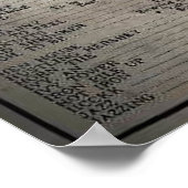 Beatnik Glossary (Plakat) Poster (Ecke)