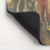 Beatrice-Fassbinder, der einen römischen Stand tut Mousepad (Ecke)