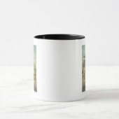Beatrice-Fassbinder, der einen römischen Stand tut Tasse (Zentrum)