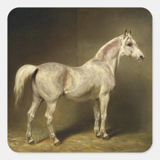 Beatrice' Quadratischer Aufkleber (Vorderseite)