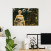 Beatrice von John William Waterhouse Poster (Heimbüro)