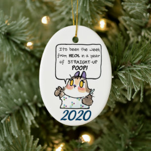 Beatrix 2020 keramik ornament
