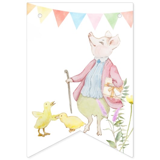 Beatrix Peter die Rabbit Baby Dusche Wimpelkette (Zweite Fahne)