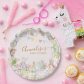 Beatrix Peter die Rabbit Woodland Baby Dusche Pappteller (Party)