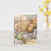 Beatrix Potter aus der Geschichte von Ginger und P Karte (Gelbe Blume)