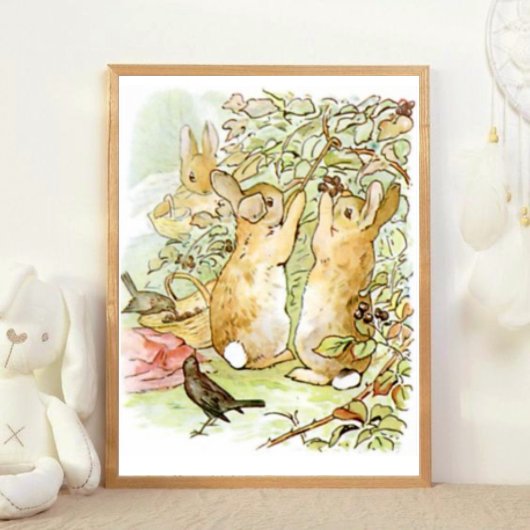 Beatrix Potter aus der Geschichte von Peter dem Ka Poster
