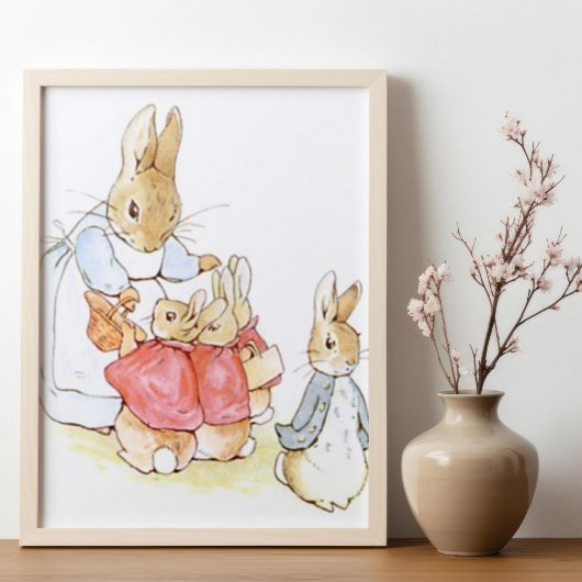 Beatrix Potter aus der Geschichte von Peter dem Ka Poster