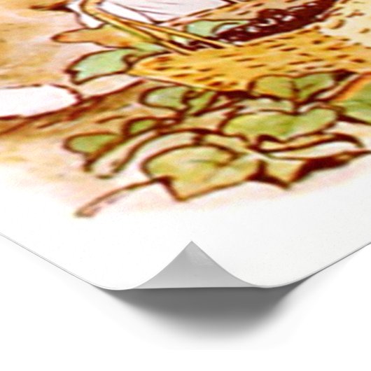 Beatrix Potter aus der Geschichte von Peter Rabbit Poster (Ecke)