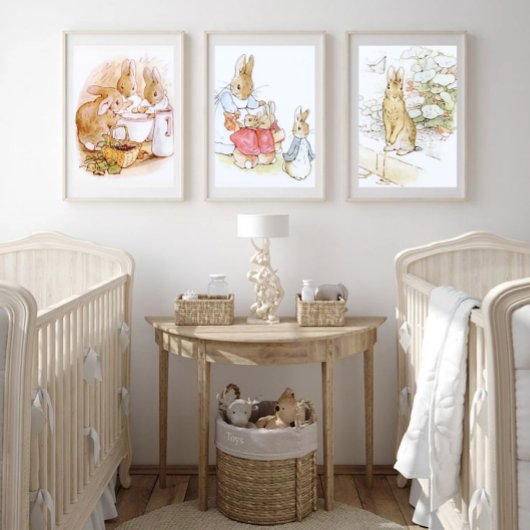 Beatrix Potter aus der Geschichte von Peter Rabbit Poster