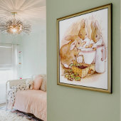 Beatrix Potter aus der Geschichte von Peter Rabbit Poster