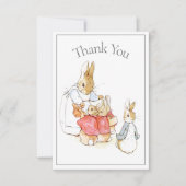 Beatrix Potter Baby Shower Vielen Dank Dankeskarte (Vorderseite)