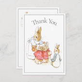 Beatrix Potter Baby Shower Vielen Dank Dankeskarte (Vorne/Hinten)