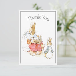 Beatrix Potter Baby Shower Vielen Dank Dankeskarte