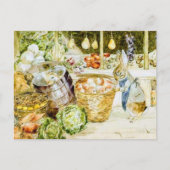 Beatrix Potter Benjamin Bunny Green Grocer Postkarte (Vorderseite)