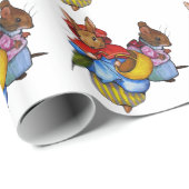 Beatrix Potter-Buch-Charaktere, ursprüngliche Geschenkpapier (Rolleneckpunkt)