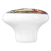 Beatrix Potter Bunny Family Keramik Knob Keramikknauf (Seitenansicht)