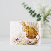 Beatrix Potter - Bunny Illustration Postkarte (Stehend Vorderseite)