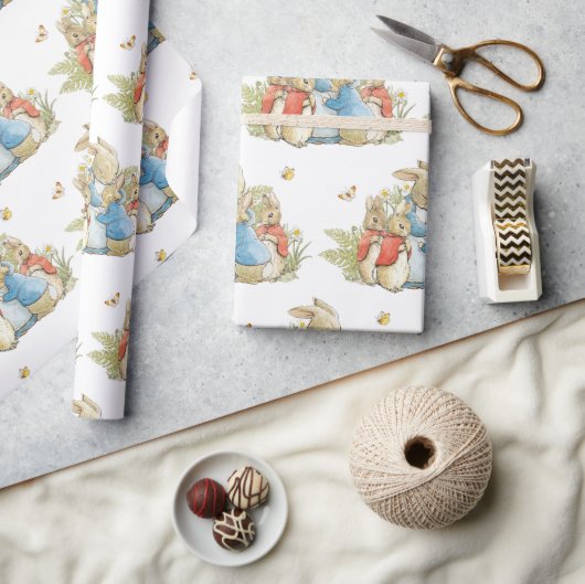 Beatrix Potter Bunny Rabbit Gender Neutral Dusche Geschenkpapier (Kunsthandwerk)