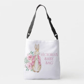 Beatrix Potter Bunny Rabbit Pink Baby Tragetaschen Mit Langen Trägern (Rückseite)