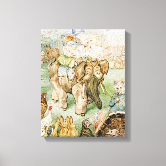 Beatrix Potter Das märchenhafte Caravan Kinderzimm Leinwanddruck (Vorderseite)