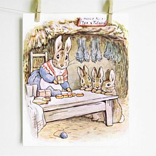 Beatrix Potter Die Geschichte von Benjamin Bunny P Poster