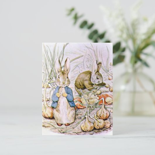 Beatrix Potter Die Geschichte von Benjamin Bunny P Postkarte (Stehend Vorderseite)