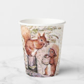 Beatrix Potter Die Geschichte von Eichhörnchen Nut Pappbecher (Rückseite)
