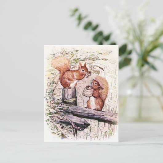 Beatrix Potter Die Geschichte von Eichhörnchen Nut Postkarte (Stehend Vorderseite)