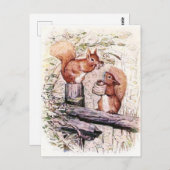 Beatrix Potter Die Geschichte von Eichhörnchen Nut Postkarte (Vorne/Hinten)