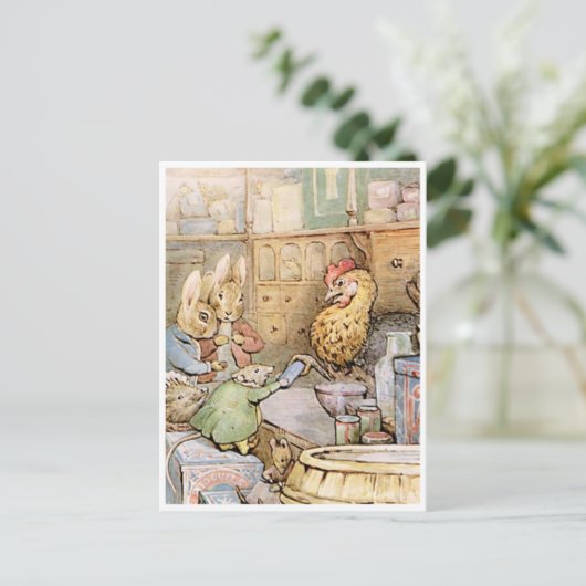 Beatrix Potter Die Geschichte von Ginger und Pickl Postkarte (Stehend Vorderseite)