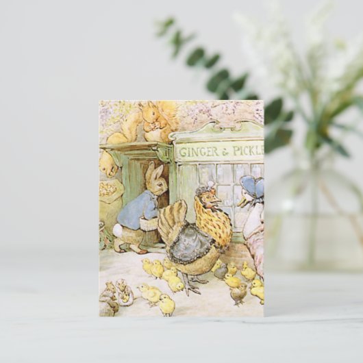 Beatrix Potter Die Geschichte von Ginger und Pickl Postkarte (Stehend Vorderseite)
