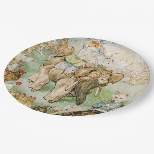 Beatrix Potter Die märchenhafte Karawane Pappteller (Schrägansicht)