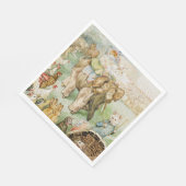 Beatrix Potter Die märchenhafte Karawane Serviette (Ecke)