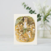 Beatrix Potter Frolicking Bunnies Postkarte (Stehend Vorderseite)