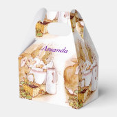 Beatrix Potter, Geburtstag, Osterhase, Custom Geschenkschachtel (Rückseite)