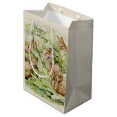 Beatrix Potter Geschichte der Flopsy Bunnies Mittlere Geschenktüte (Rückseite Schrägansicht)