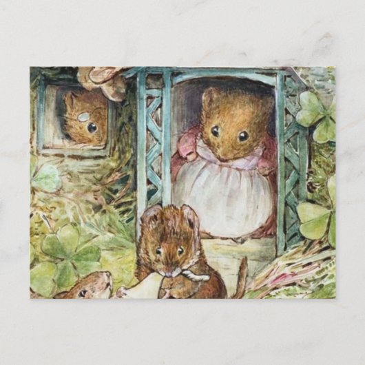 Beatrix Potter Ginger und Pickles Postkarte (Vorderseite)